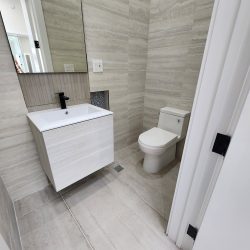 Professional post construction cleaning in NYC restroom