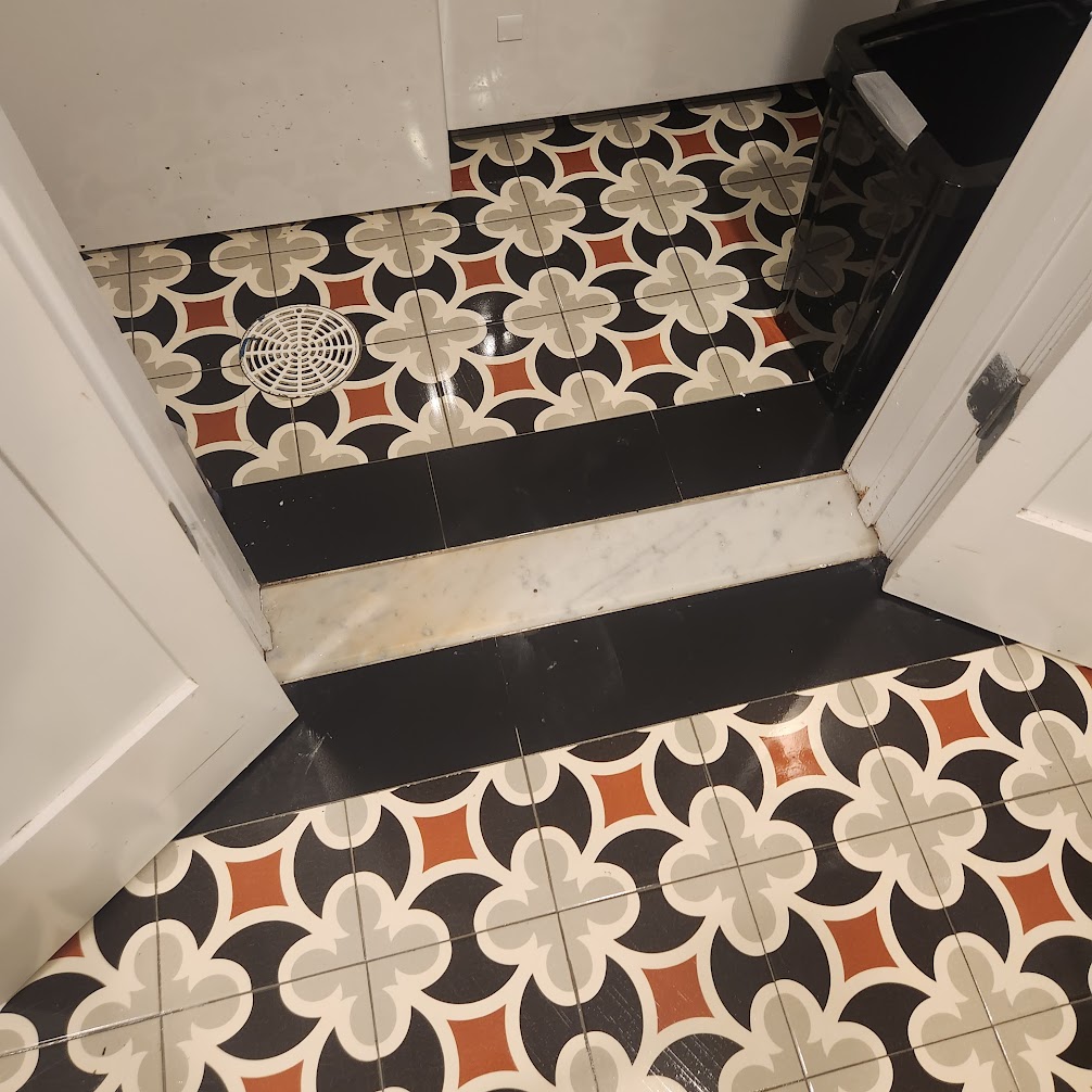Flood damage after professional cleanup