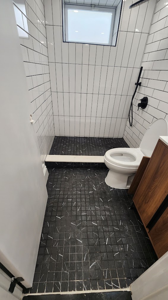 Construction site after professional sanitization